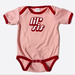 Urban Smalls 6-12m Lil’ Sis onesie